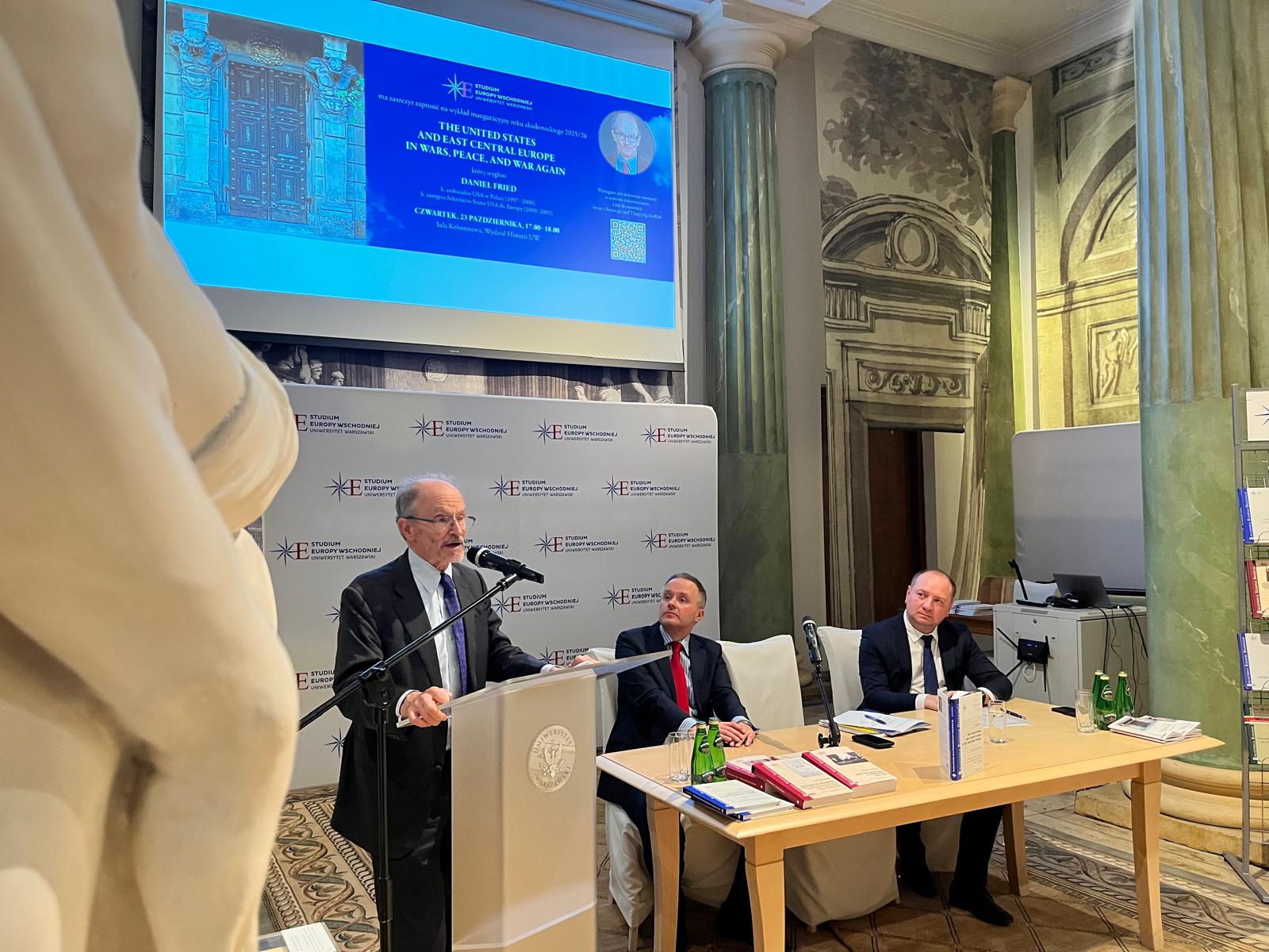 Wykład Ambasadora Daniela Frieda
